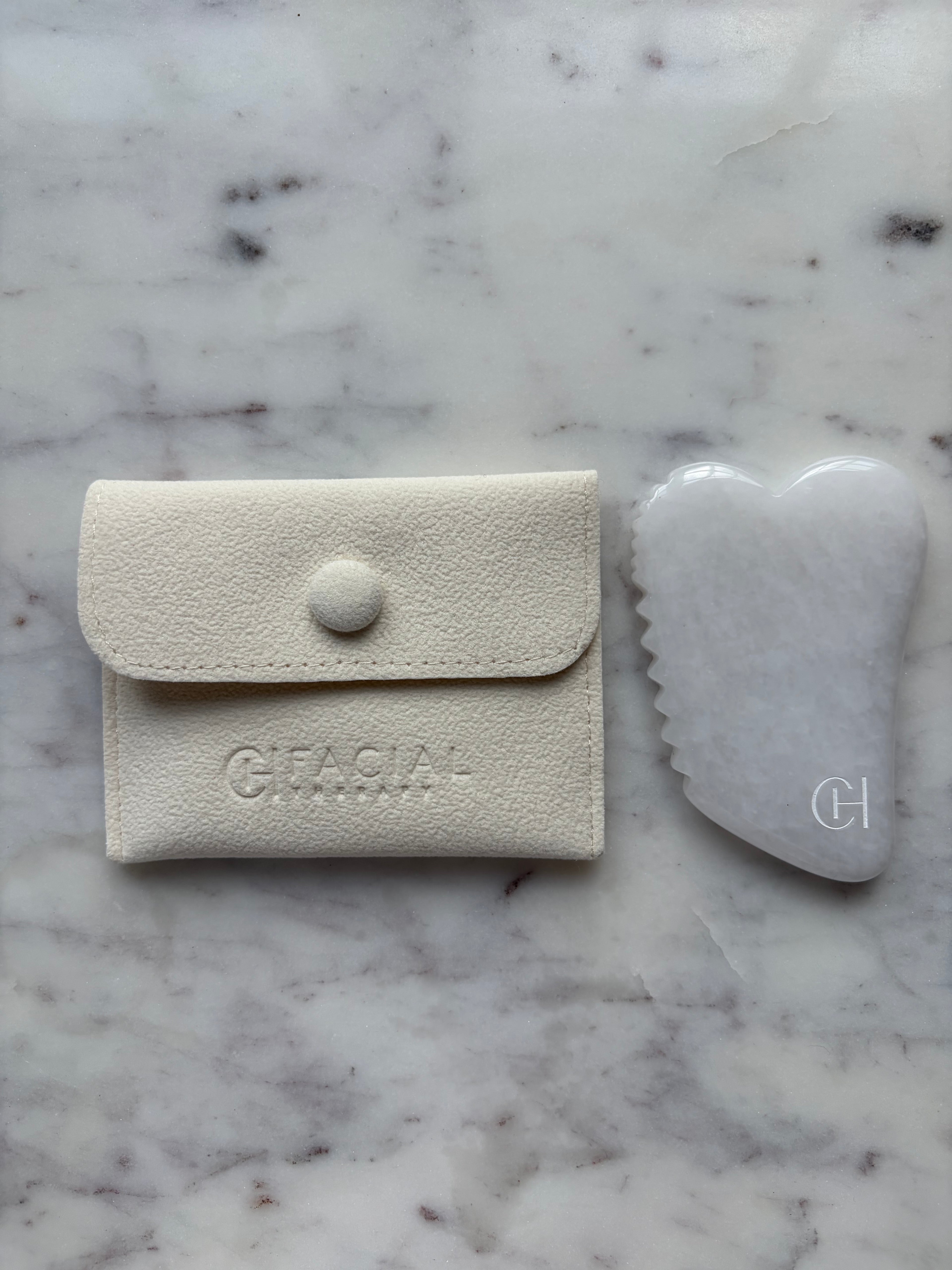 White Jade Gua Sha with Guided Video Rituals